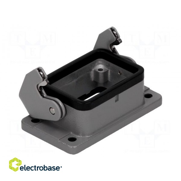 Enclosure: for Han connectors | Han | size 6B | with latch | IP67 image 1