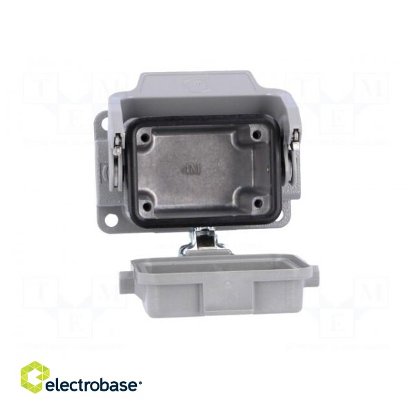 Enclosure: for rectangular connectors | Han | size 6B | with latch image 9