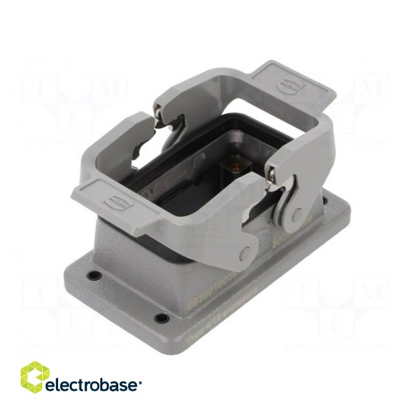 Enclosure: for HDC connectors | Han® B,Rear Fit | size 10B | IP65 image 1