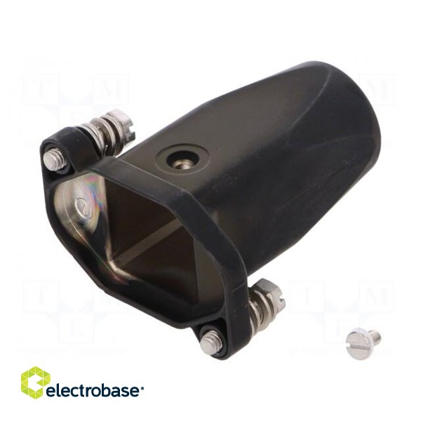 Enclosure: for HDC connectors | Han® HPR | size 3A | for cable | M20 image 1