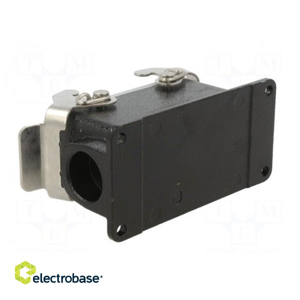 Enclosure: for HDC connectors | Han® M | size 16B | zinc alloy | IP65 фото 4