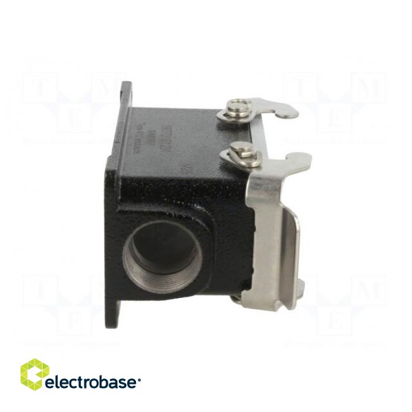 Enclosure: for HDC connectors | Han® M | size 16B | zinc alloy | IP65 image 7