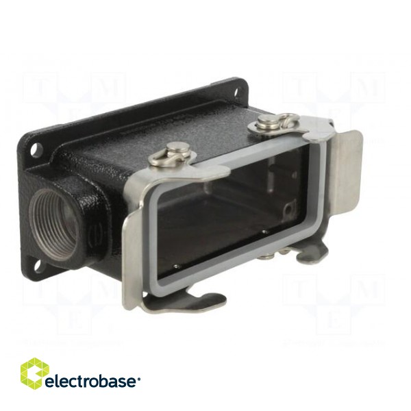 Enclosure: for HDC connectors | Han® M | size 16B | zinc alloy | IP65 image 8