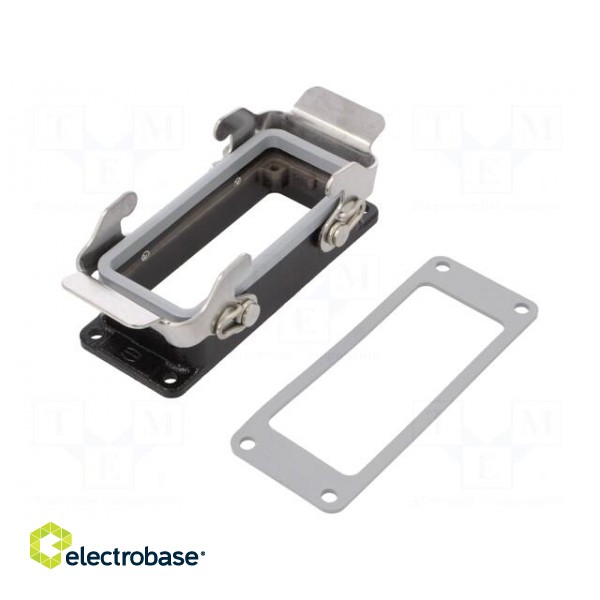 Enclosure: for HDC connectors | Han® M | size 16B | zinc alloy | IP65 image 1