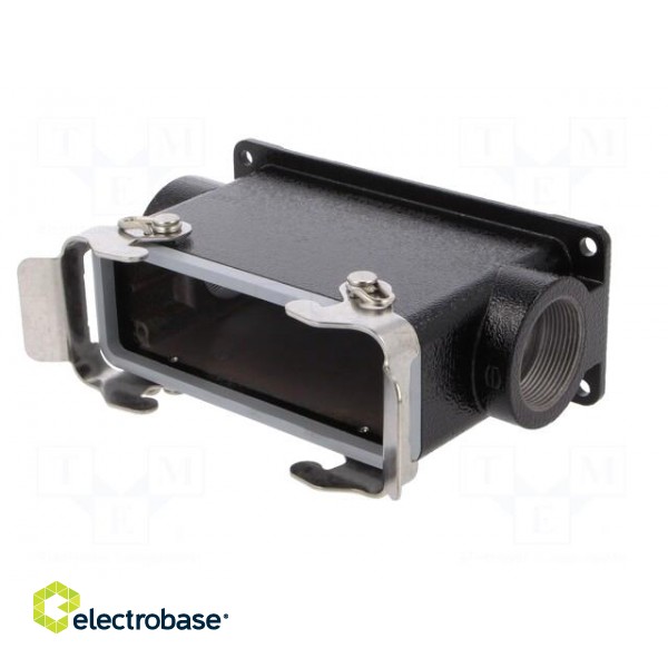 Enclosure: for HDC connectors | Han® M | size 24B | high | straight image 2