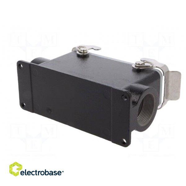 Enclosure: for HDC connectors | Han® M | size 24B | high | straight image 6