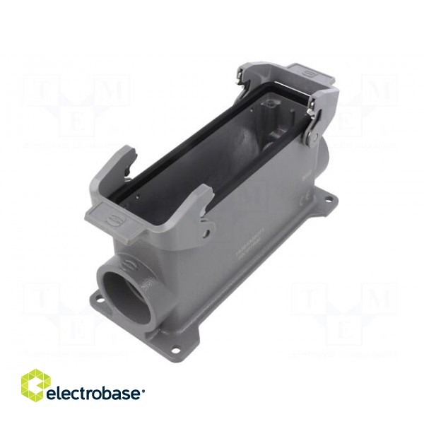 Enclosure: for HDC connectors | Han® B | size L32B | straight | M40 image 1