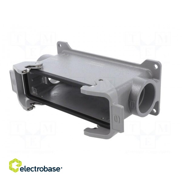 Enclosure: for HDC connectors | Han® B | size L32B | straight | M40 image 2