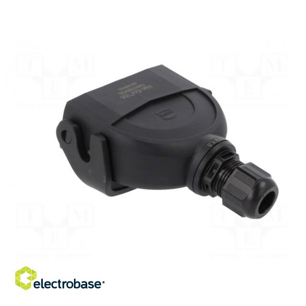 Enclosure: for rectangular connectors | Han Eco A | size 16A | M20 image 4