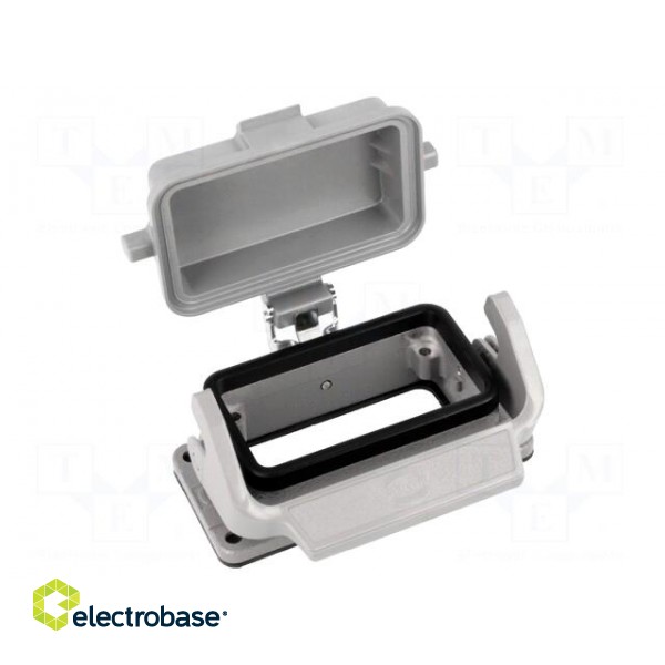 Enclosure: for HDC connectors | Han® B | size 10B | with latch | IP65 image 1