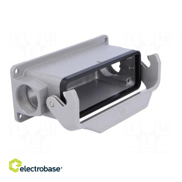 Enclosure: for rectangular connectors | Han | size 24B | with latch фото 8