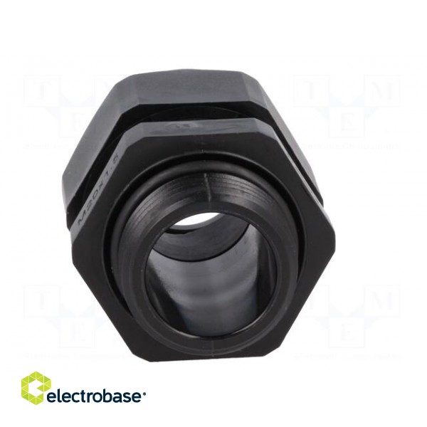 Gland | M20 | IP68 | 10÷14mm | Mat: thermoplastic | black paveikslėlis 5