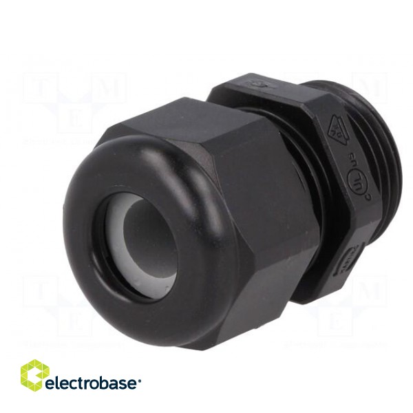 Gland | M20 | IP68 | 5÷9mm | Mat: thermoplastic | black image 2