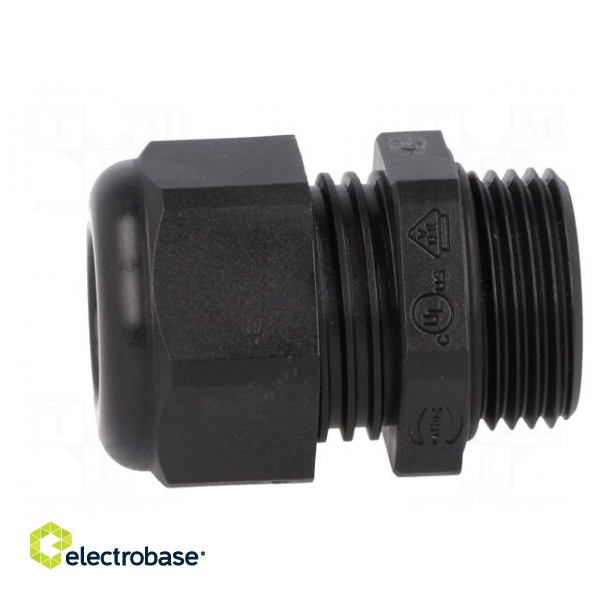 Gland | M20 | IP68 | 5÷9mm | Mat: thermoplastic | black image 3