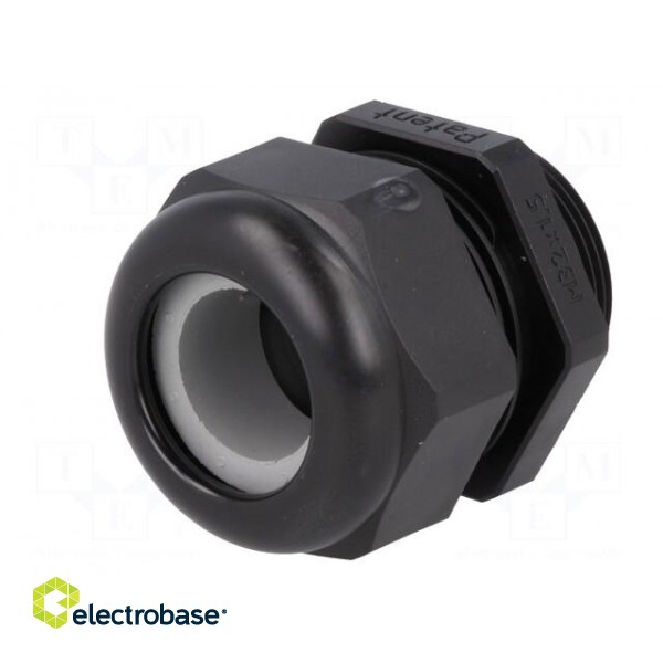 Gland | M32 | IP68 | 13÷20mm | Mat: thermoplastic | black image 2