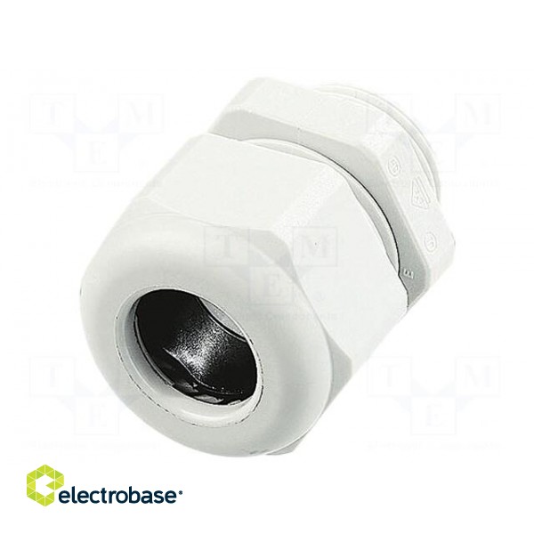 Gland | M32 | IP68 | 18÷25mm | Mat: thermoplastic | grey