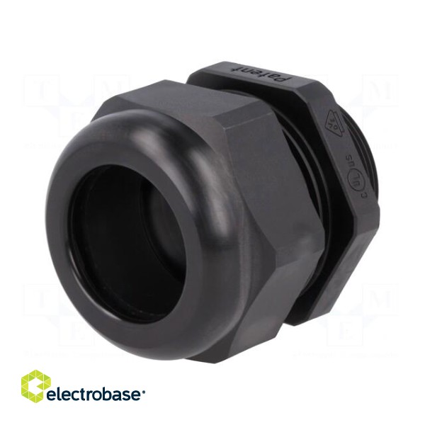 Gland | M40 | IP68 | 22÷32mm | Mat: thermoplastic | black image 1