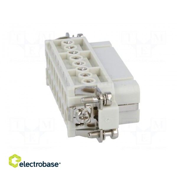 Connector: HDC | contact insert | female | S-A | PIN: 16 | 16+PE | 16A paveikslėlis 7