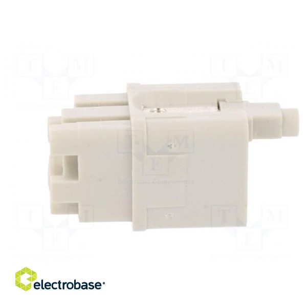 Connector: HDC | contact insert | female | S-Q12/0 | PIN: 13 | 12+PE image 3