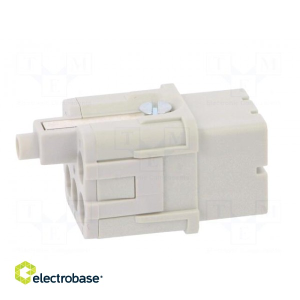 Connector: HDC | contact insert | female | S-QD5/0 | PIN: 6 | 5+PE | 16A image 7