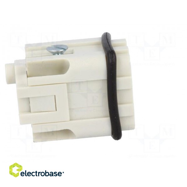Connector: HDC | contact insert | male | S-A | PIN: 5 | 4+PE | size 3A image 7
