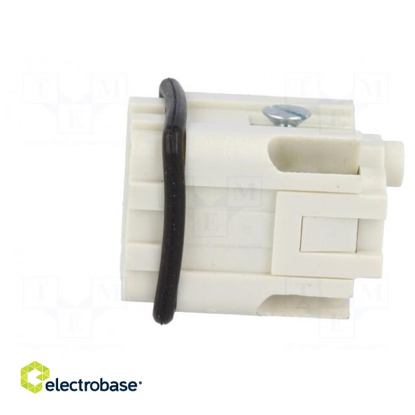 Connector: HDC | contact insert | male | S-A | PIN: 5 | 4+PE | size 3A image 3