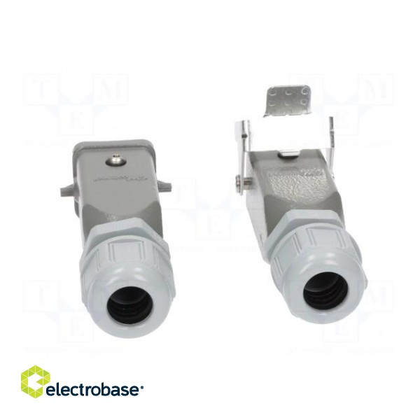 Connector: HDC | male + female | PIN: 5 | 4+PE | size 3A | for cable фото 5