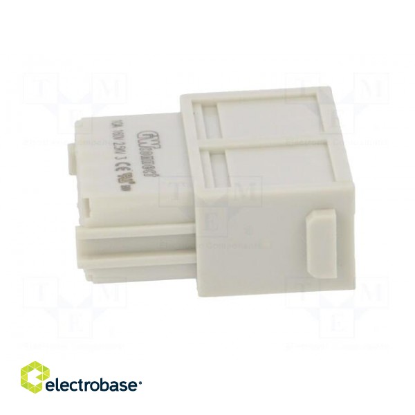 Connector: HDC | module | female | S-M10/17 | PIN: 17 | w/o contacts image 3