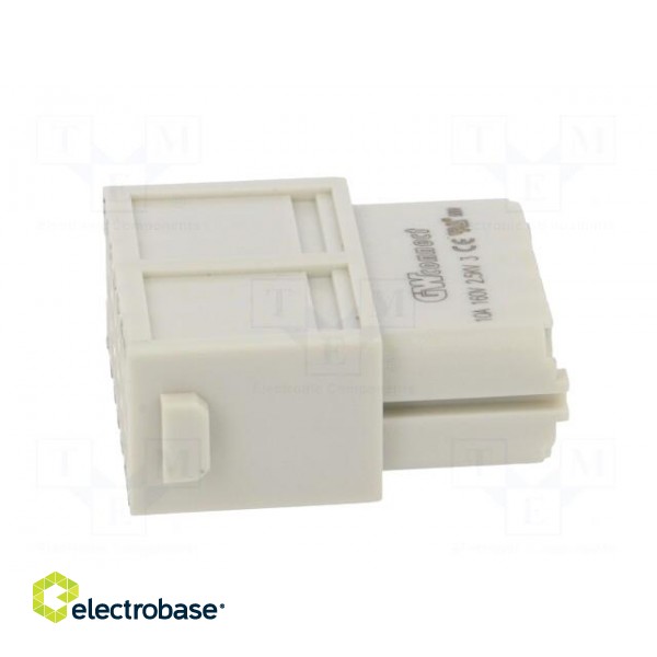Connector: HDC | module | female | S-M10/17 | PIN: 17 | w/o contacts image 7