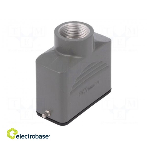 Enclosure: for HDC connectors | size 10A | for cable | for latch image 1