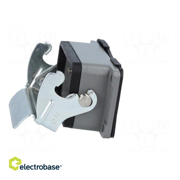 Enclosure: for HDC connectors | size 10B | with latch | straight image 3