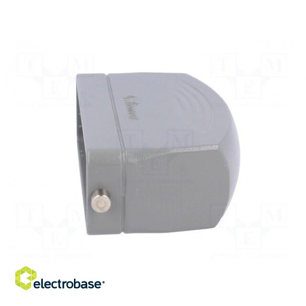 Enclosure: for HDC connectors | size 24B | for cable | for latch paveikslėlis 3