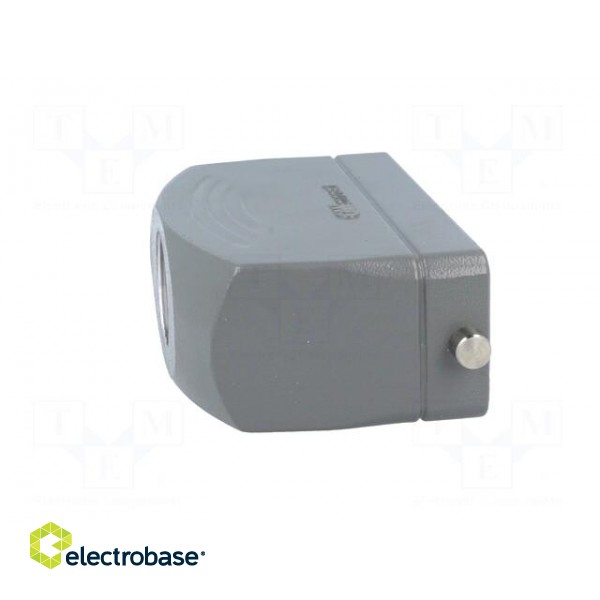 Enclosure: for HDC connectors | size 24B | for cable | for latch image 7