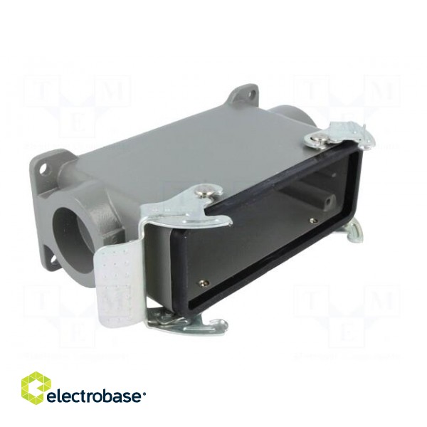 Enclosure: for HDC connectors | size 24B | with double latch | high image 8