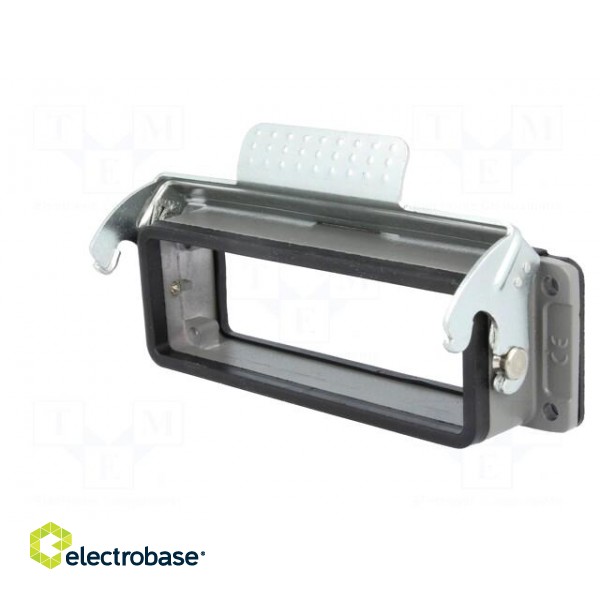 Enclosure: for HDC connectors | size 24B | with latch | straight image 2