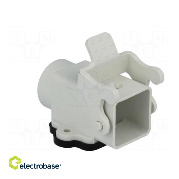 Enclosure: for HDC connectors | size 3A | with latch | straight image 8