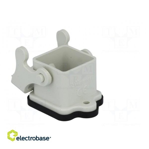 Enclosure: for HDC connectors | size 3A | with latch | straight фото 8