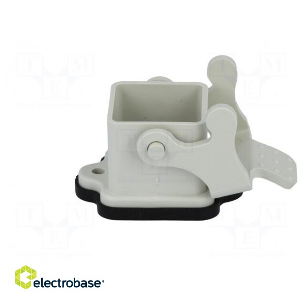 Enclosure: for HDC connectors | size 3A | with latch | straight фото 3