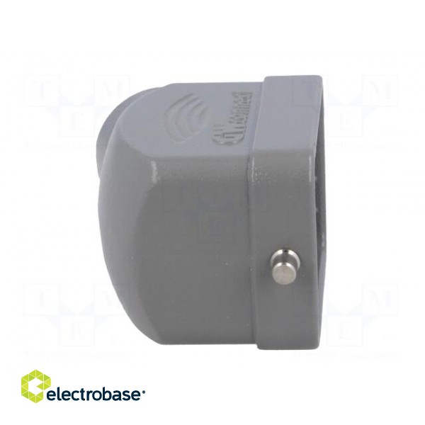 Enclosure: for HDC connectors | size 6B | for cable | angled | metal image 7