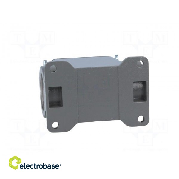 Enclosure: for HDC connectors | size 6B | with latch | high | angled image 5