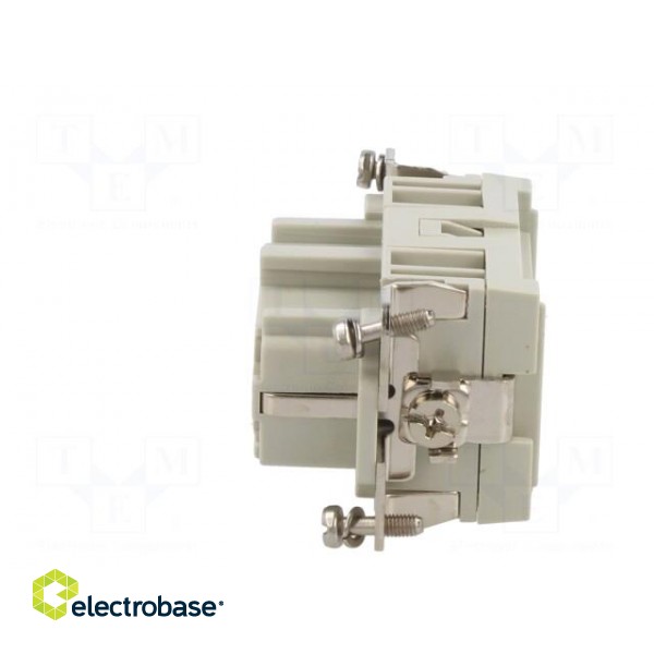 Connector: HDC | contact insert | female | CCE | PIN: 10 | 10+PE | 16A фото 3