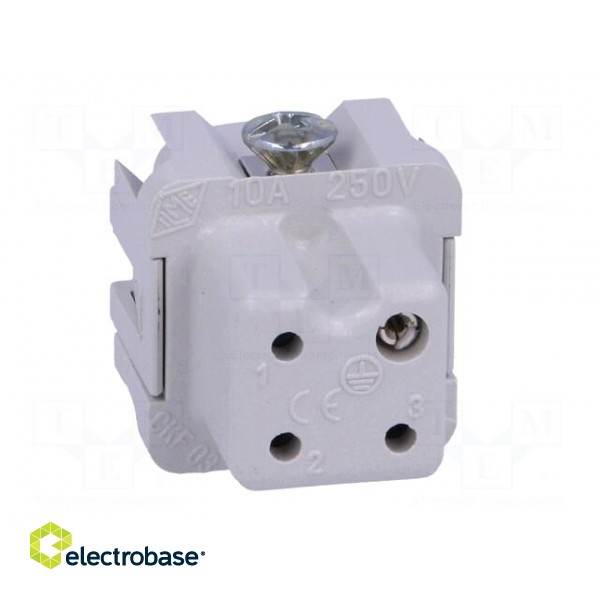 Connector: HDC | contact insert | female | CK | PIN: 4 | 3+PE | size 21.21 image 9