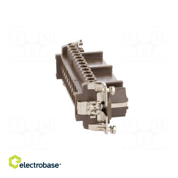 Connector: rectangular | female | 180 °C | 24+PE | size 104.27 | 16A image 7