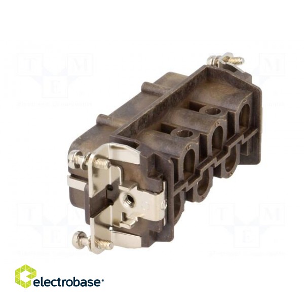 Connector: HDC | contact insert | female | CP RY | PIN: 6 | 6+PE | 35A image 4