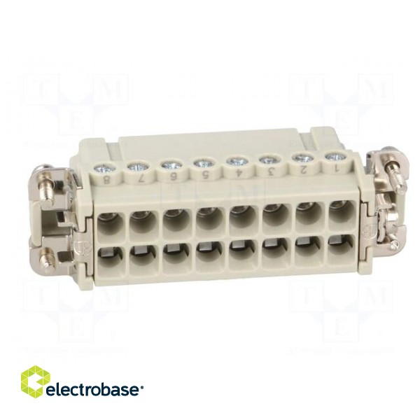 Connector: HDC | female | CDA | PIN: 16 | 16+PE | size 66.16 | 16A | 250V image 5