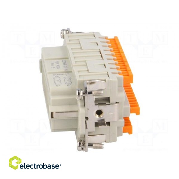 Connector: HDC | female | CDSH | PIN: 27 | 27+PE | size 77.27 | 10A | 400V paveikslėlis 3