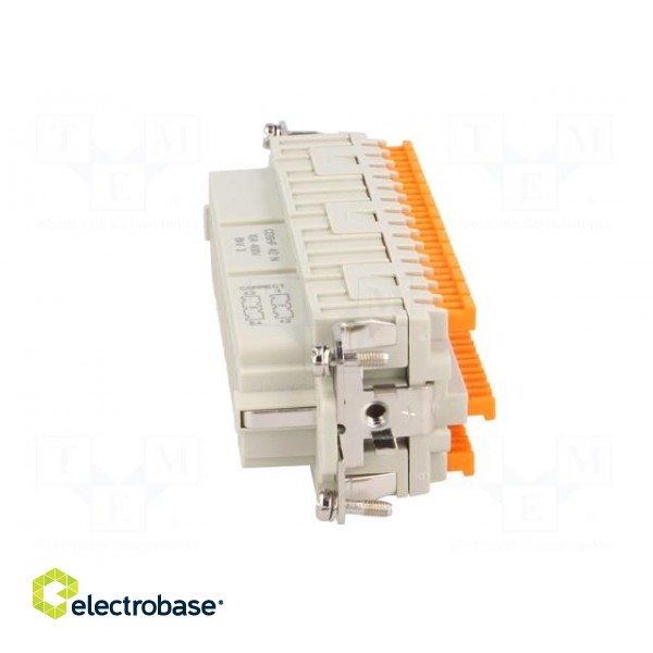 Connector: HDC | female | CDSH | PIN: 42 | 42+PE | size 104.27 | 10A | 400V image 3