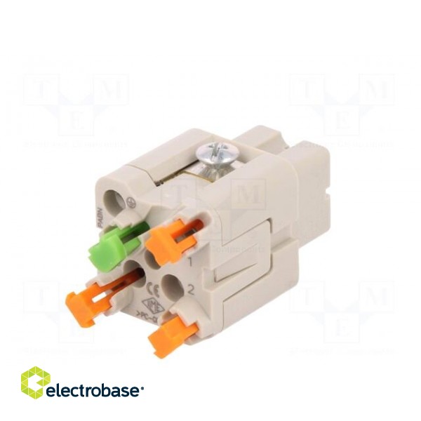 Connector: HDC | female | CKSH | PIN: 4 | 3+PE | size 21.21 | 10A | 400V image 6