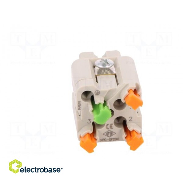 Connector: HDC | contact insert | female | CKSH | PIN: 4 | 3+PE | 10A | 400V image 5