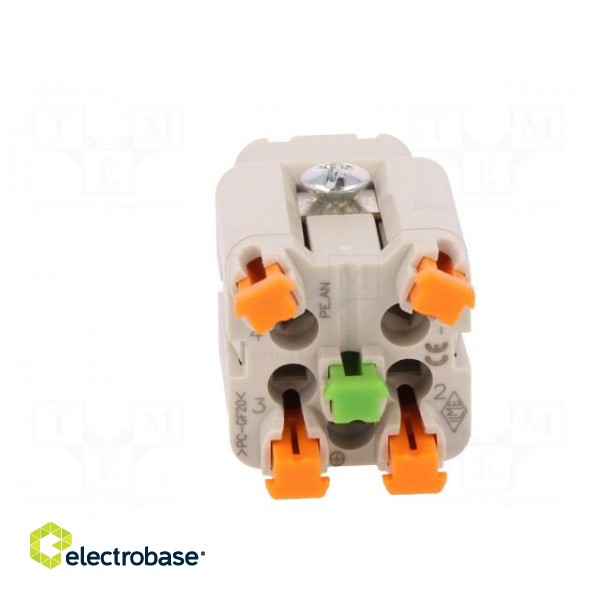Connector: HDC | female | CKSH | PIN: 5 | 4+PE | size 21.21 | 10A | 400V image 5